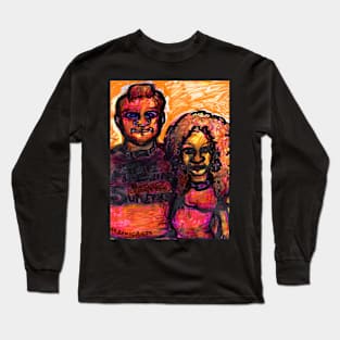 Gothic Diana Ross and Rufus Long Sleeve T-Shirt